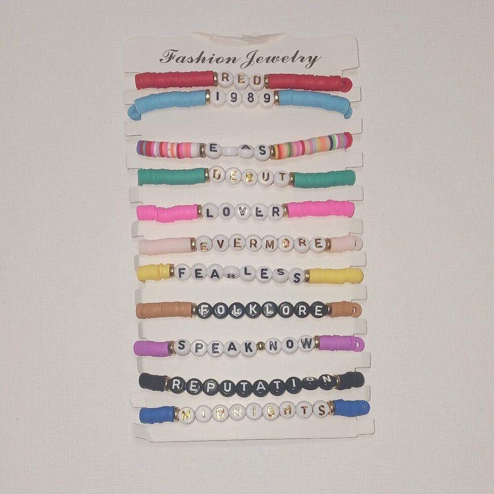 11 Taylor Swift Eras Tour bracelets  New